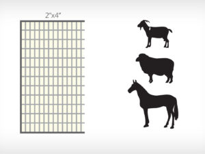 16'x52" 2x4 -Welded Mesh Panel (8 Gauge)