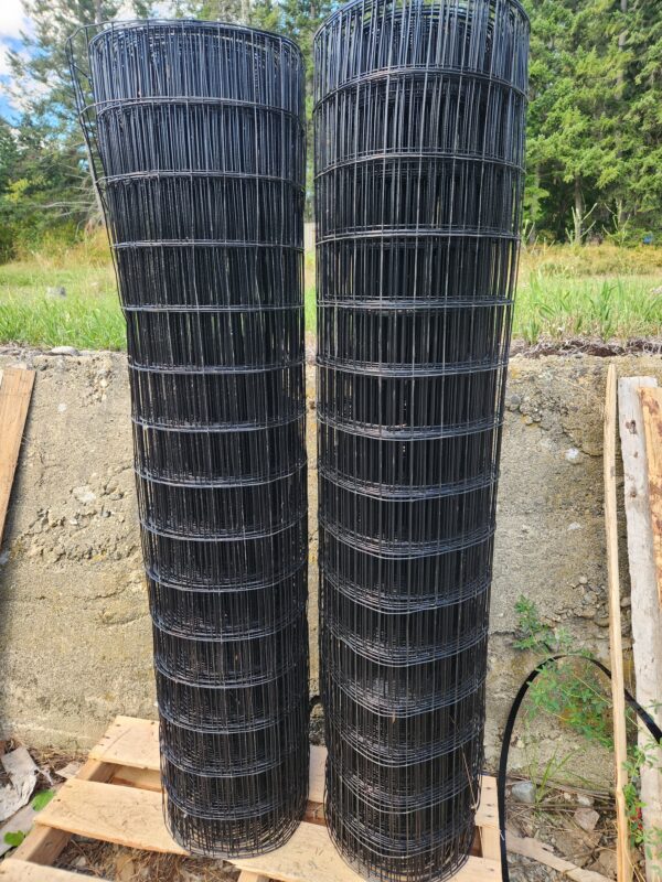 5'x100' 14.5g Black PVC-coated Welded Utility Wire