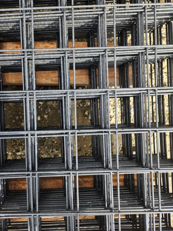 8'x48" Black Welded Mesh Panel - Image 4